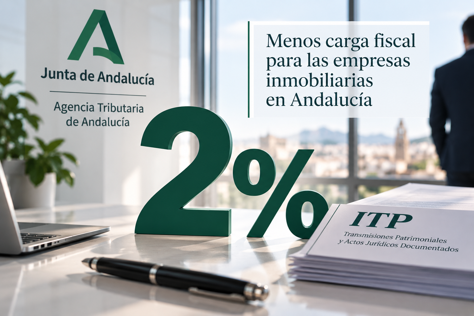 ITP reducido del 2 % para empresas inmobiliarias en Andalucía