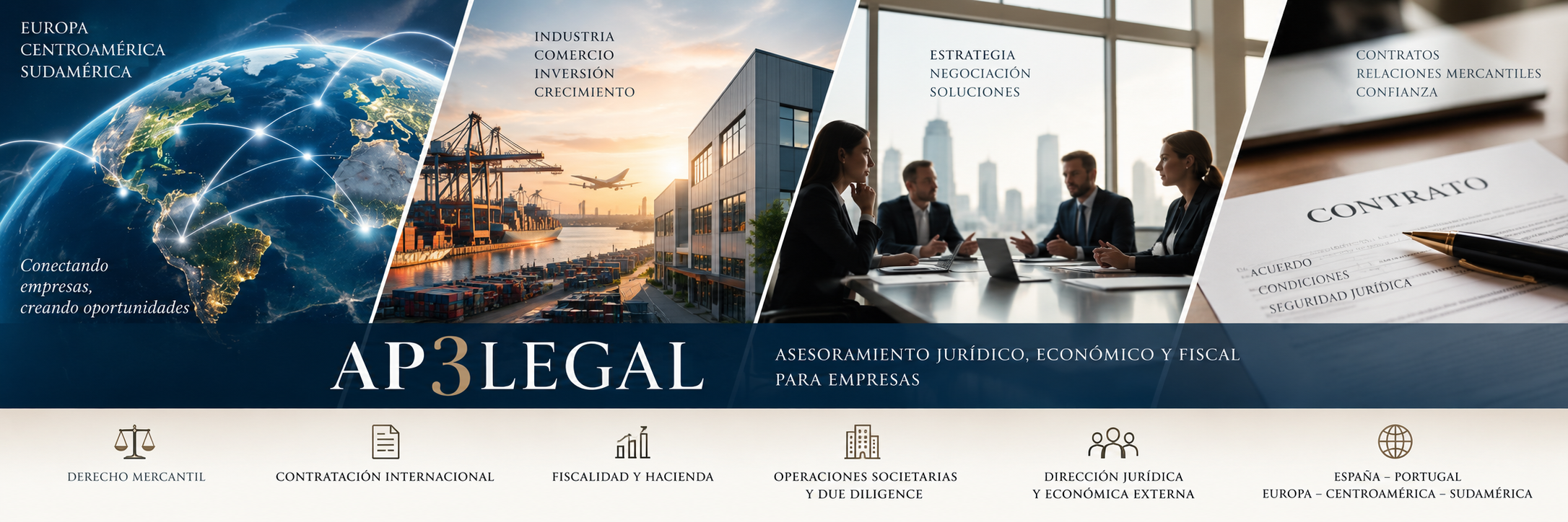 AP3LEGAL asesoramiento jurídico para empresas, relaciones internacionales, industria, negociación y contratos
