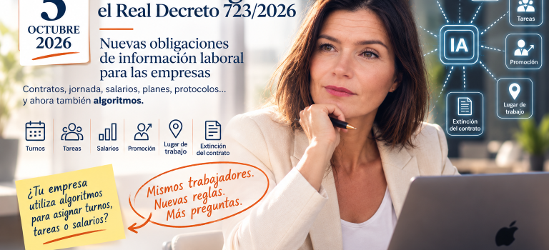 5 de octubre de 2026: nuevas obligaciones de información laboral para las empresas