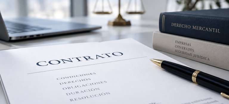 Contrato mercantil entre empresas
